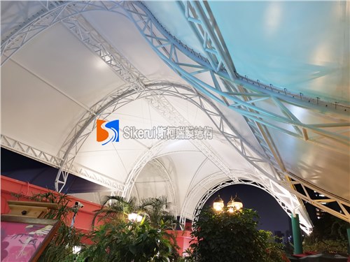 膜结构建筑造型的几种分类单元