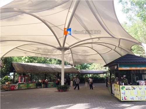 膜结构建筑的光照环境