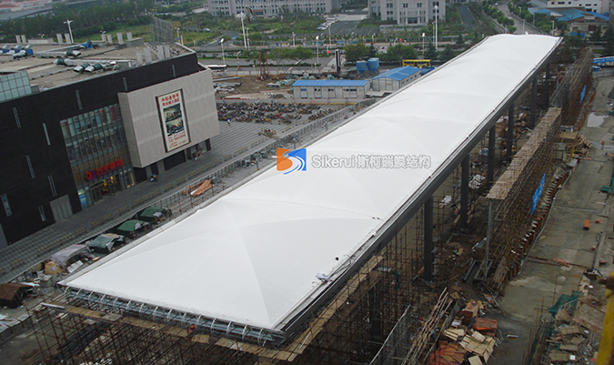 南京万达LED天幕膜结构项目