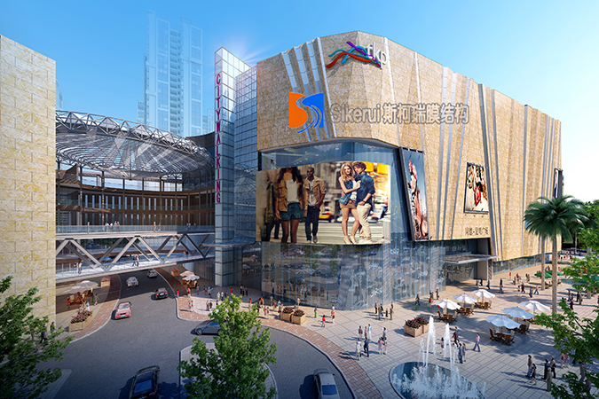 昆明同德广场商业膜结构