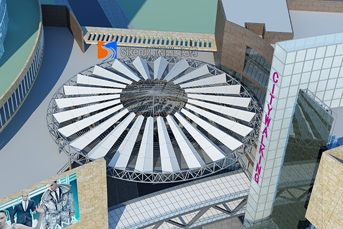 昆明同德广场商业膜结构