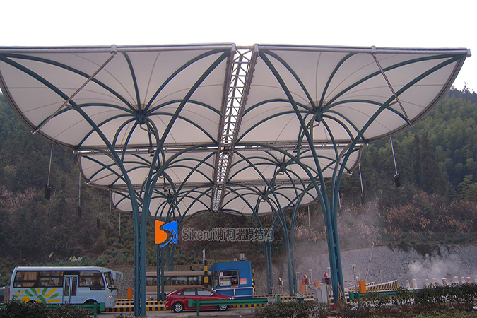 汤口收费站膜结构项目