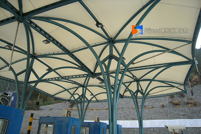 汤口收费站膜结构项目