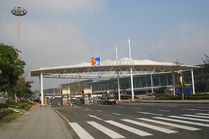 大连国际机场出入口膜结构项目