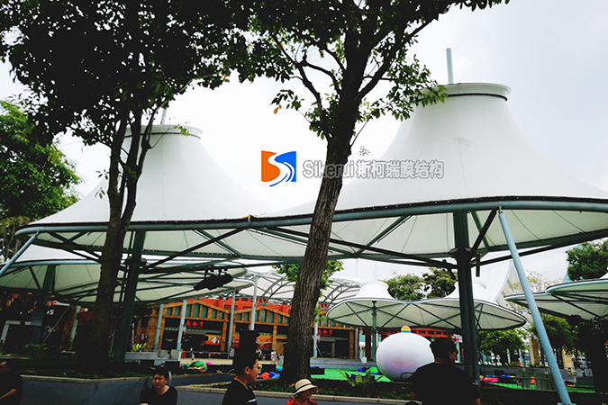 塔吉克斯坦游乐园膜结构项目