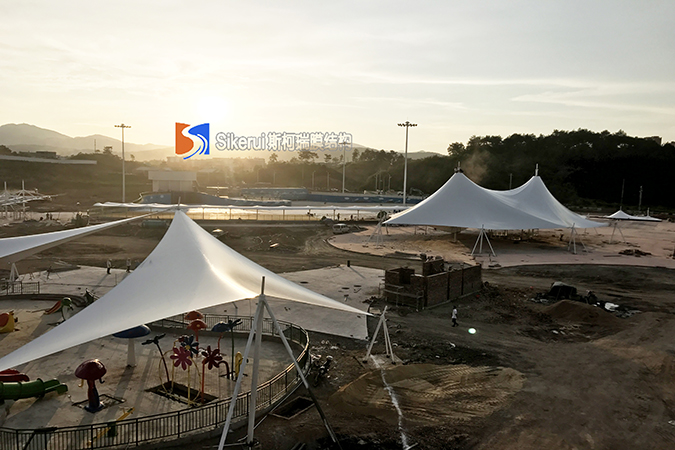 江西赣州水上乐园张拉膜项目(1)