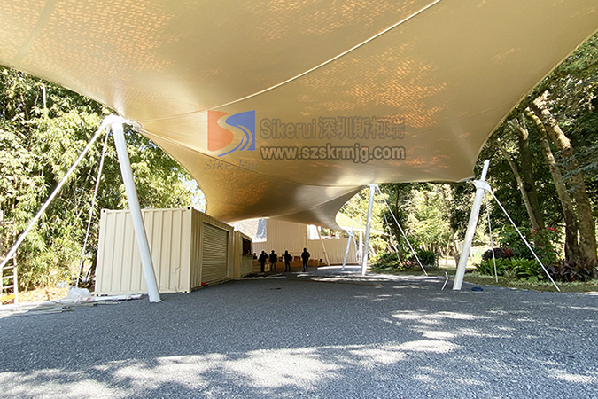 英德热气球营地景观张拉膜