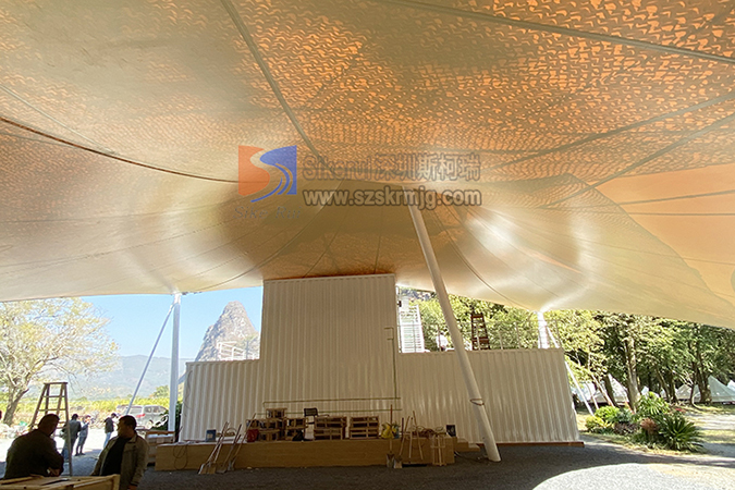 英德热气球营地景观张拉膜