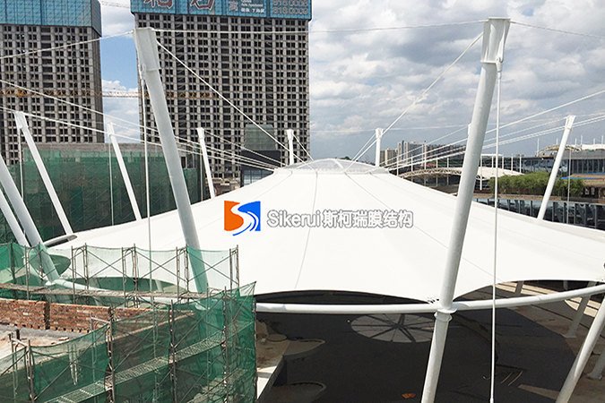 湖南崇盛集团商业中心膜结构