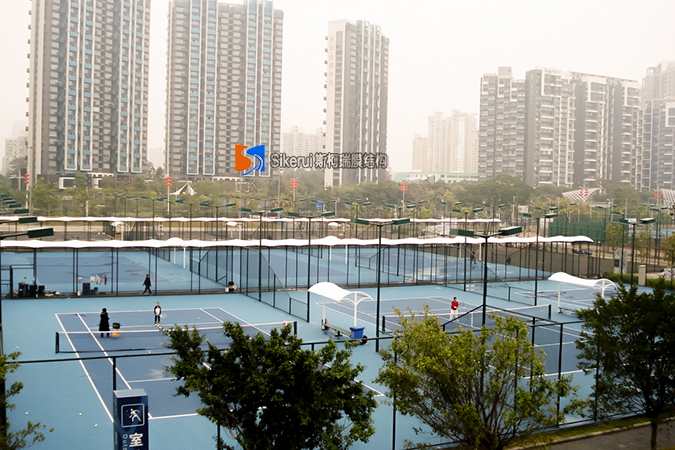 深圳湾网球中心长廊膜结构