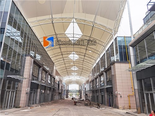湖南娄底商业街膜结构